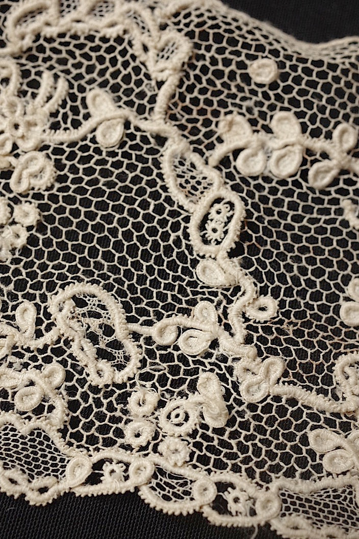 dentelle antique アンティークレース アランソンlot 7 .FR a l'epoque