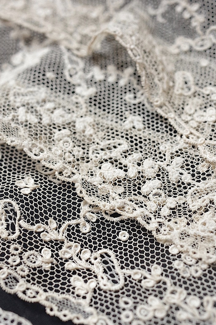 dentelle antique アンティークレース アランソンlot8 .FR a l'epoque