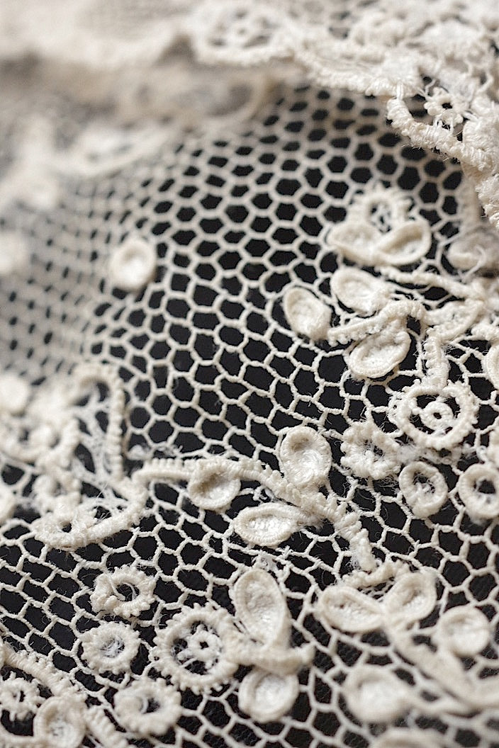 dentelle antique アンティークレース アランソンlot8 .FR a l'epoque
