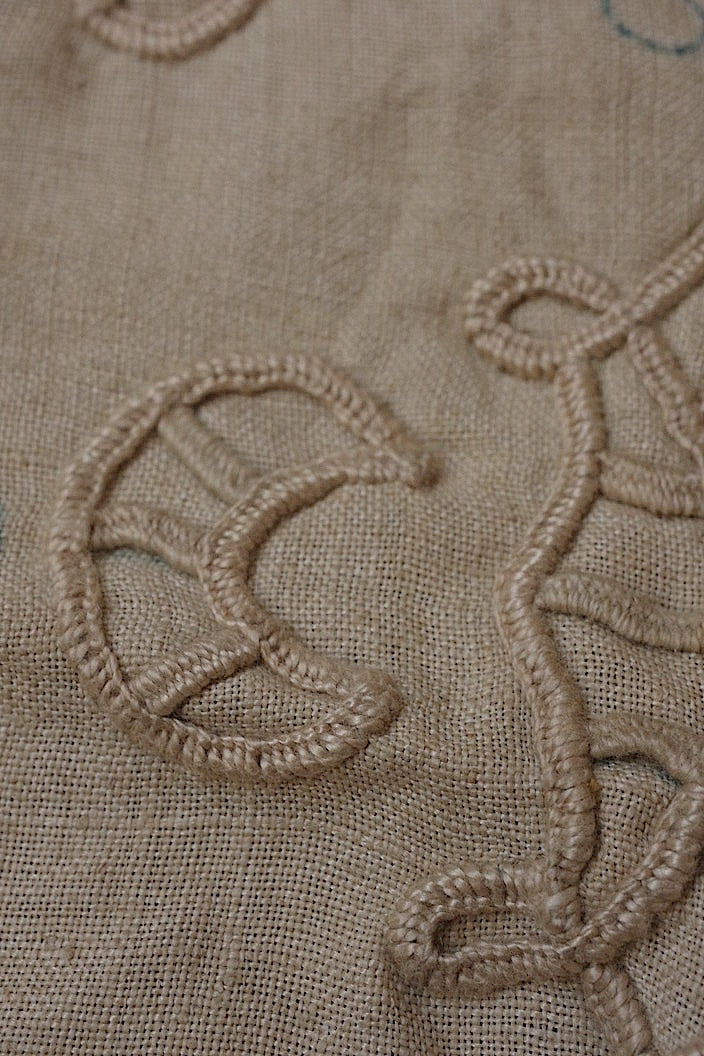 dentelle antique antique lace linen embroidery 6 pieces
