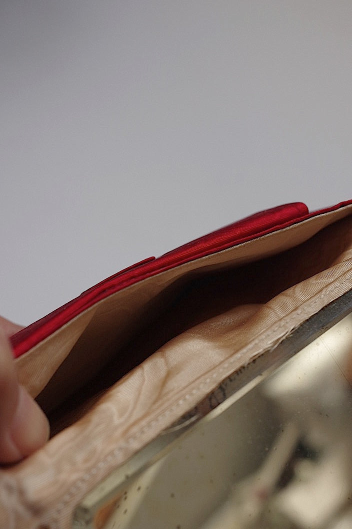 sac antique アンティークプチsac トランプ柄 .FR a l'epoque