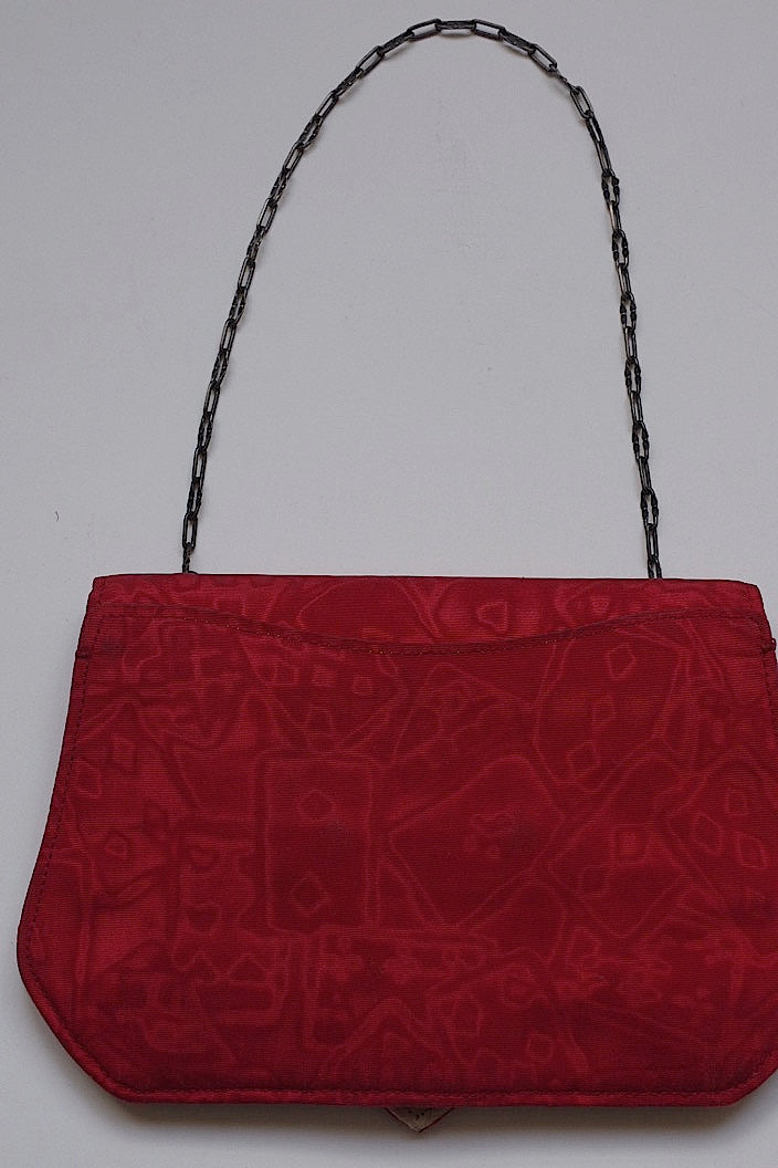 sac antique アンティークプチsac トランプ柄 .FR a l'epoque