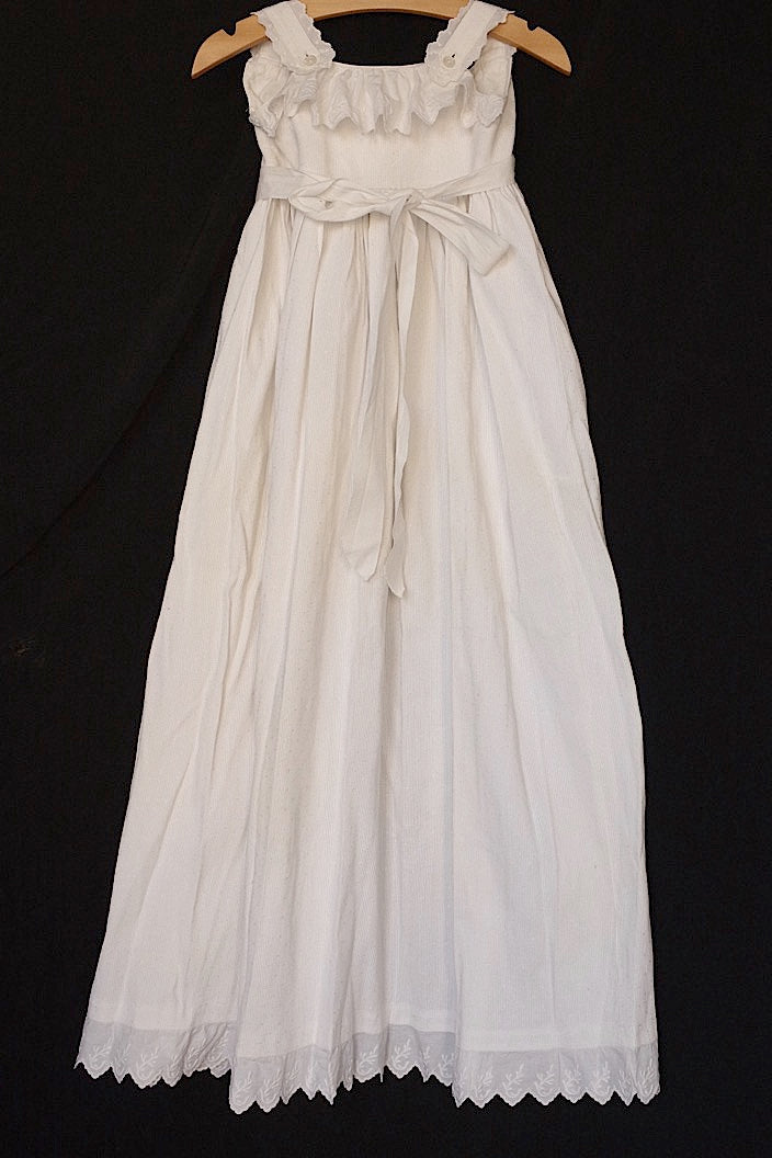 vêtement antique アンティーク子供服ワンピース robes de baptême 2