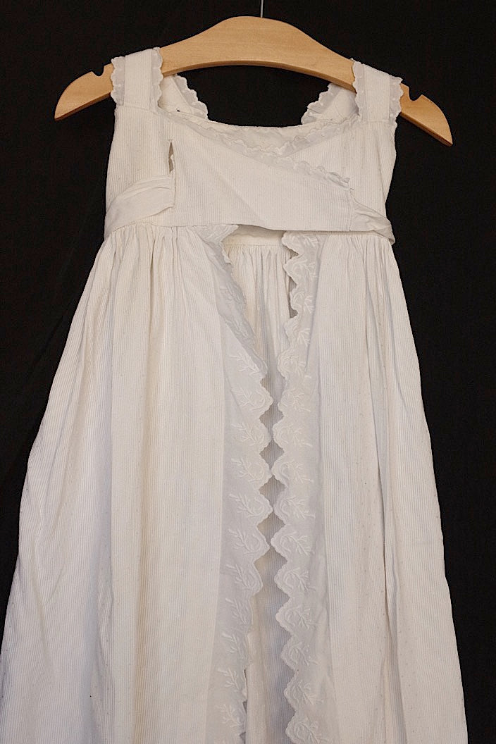 vêtement antique アンティーク子供服ワンピース　robes de baptême　2