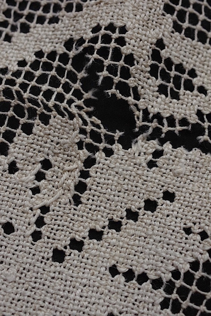 dentelle antique アンティークレース フィレレースモチーフ 1 .FR a l'epoque