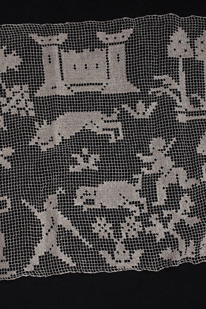dentelle antique アンティークレース フィレレースモチーフ 1 .FR a l'epoque
