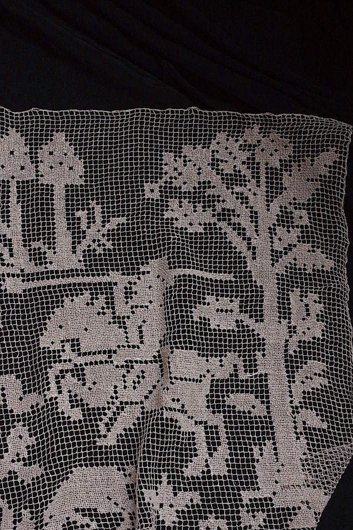 dentelle antique アンティークレース フィレレースモチーフ 1 .FR a l'epoque
