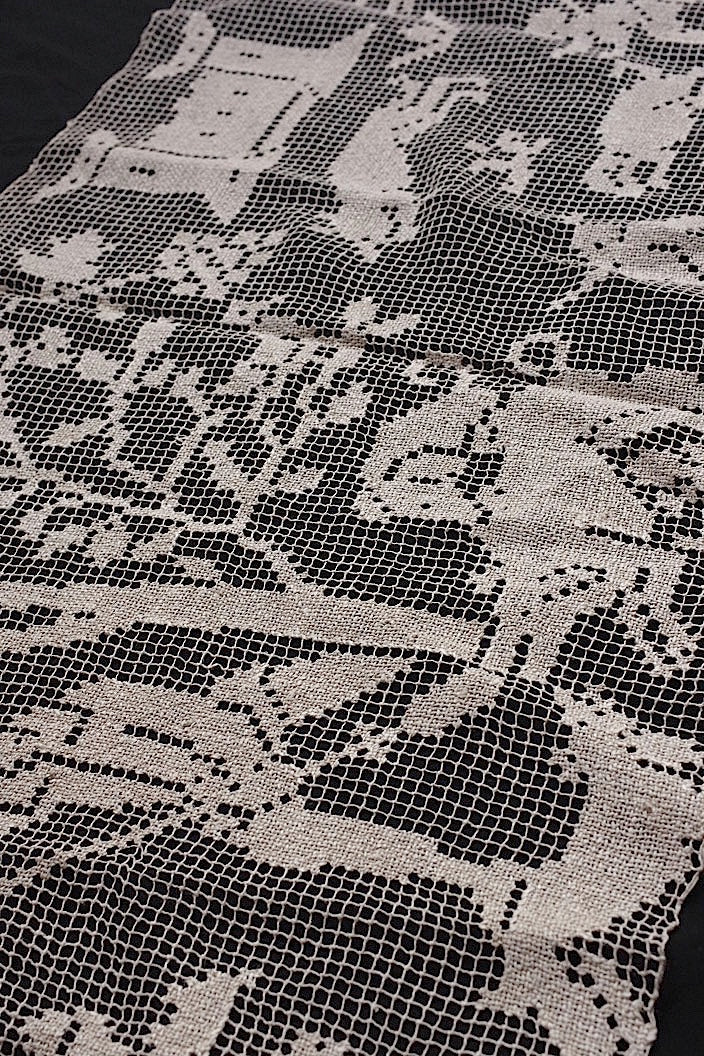 dentelle antique アンティークレース フィレレースモチーフ 1 .FR a l'epoque