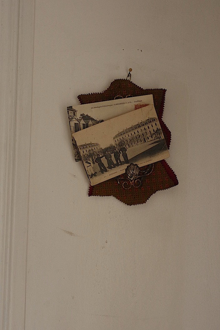 Porte-courrier antique antique card holder
