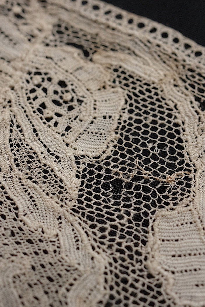dentelle antique antique lace 48cm 45cm
