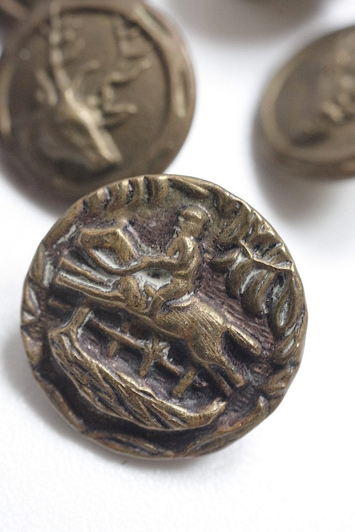 bouttons vintage  ヴィンテージ ハンターボタンlot2 .FR a l'epoque