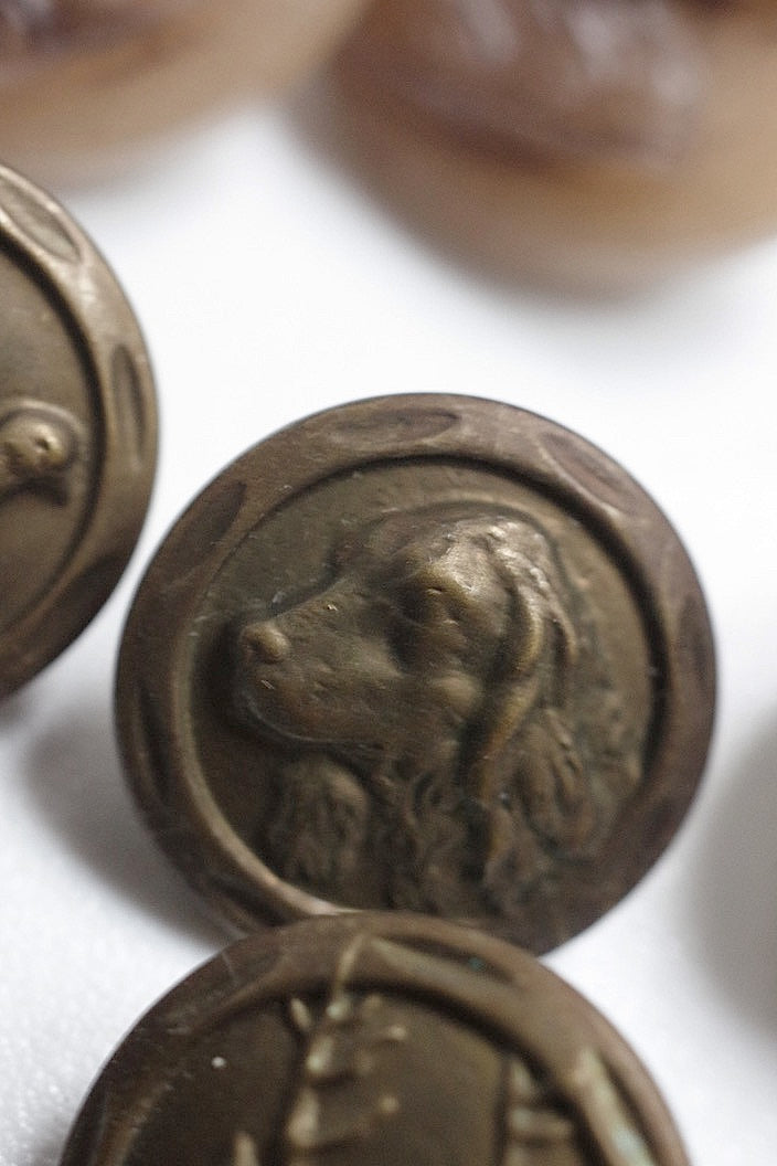 bouttons vintage  ヴィンテージ ハンターボタンlot2 .FR a l'epoque