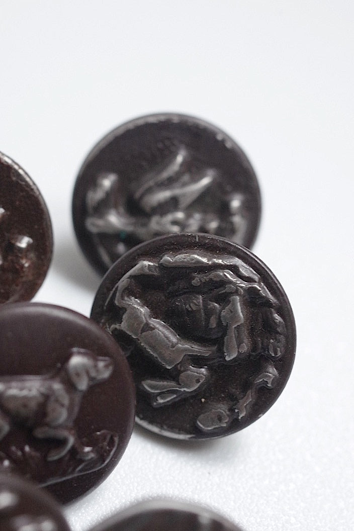 bouttons vintage  ヴィンテージ ハンターボタンlot3 .FR a l'epoque