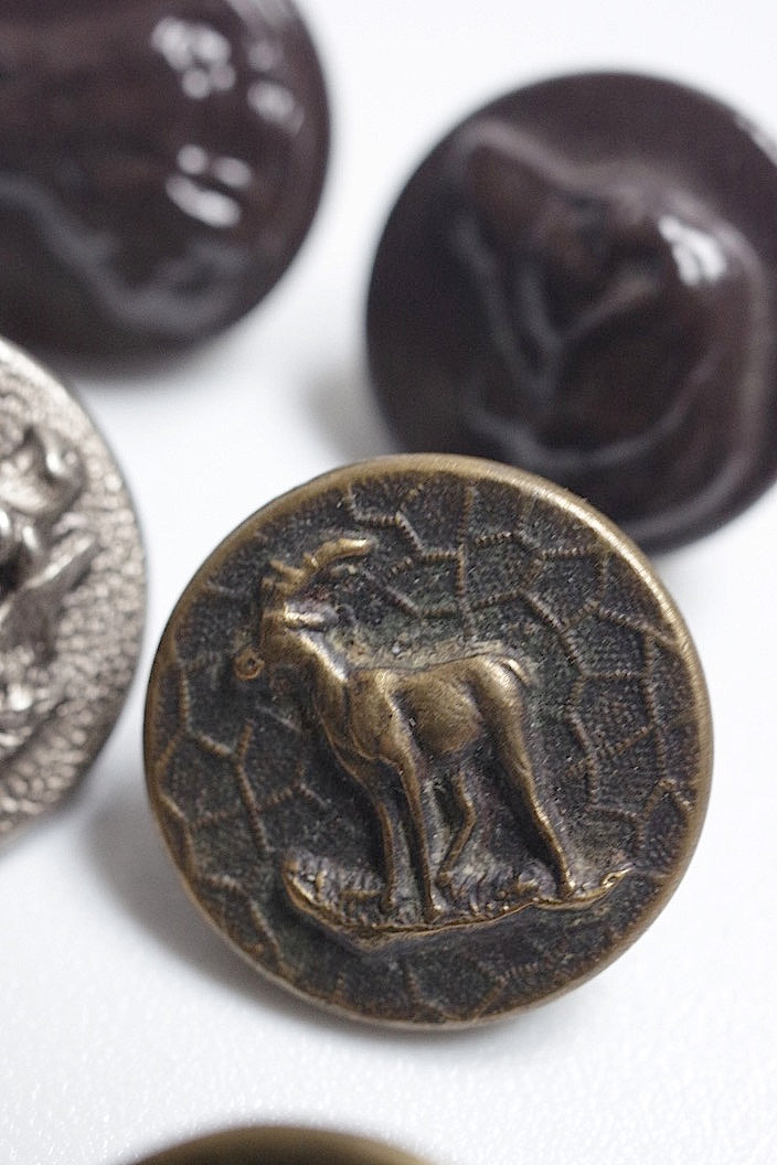bouttons vintage  ヴィンテージ ハンターボタンlot4 .FR a l'epoque