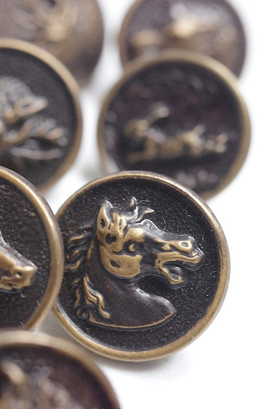 bouttons vintage ヴィンテージ ハンターボタンlot5 .FR a l'epoque