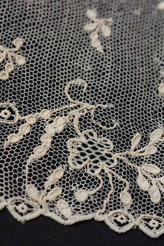 dentelle antique アンティークレース アランソンレース9 .FR a l'epoque