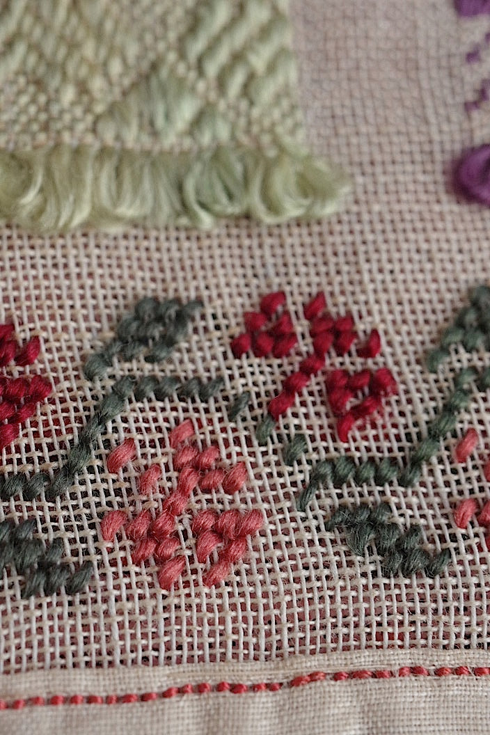 dentelle antique アンティークレース ステッチ刺繍、リボンなどのlot