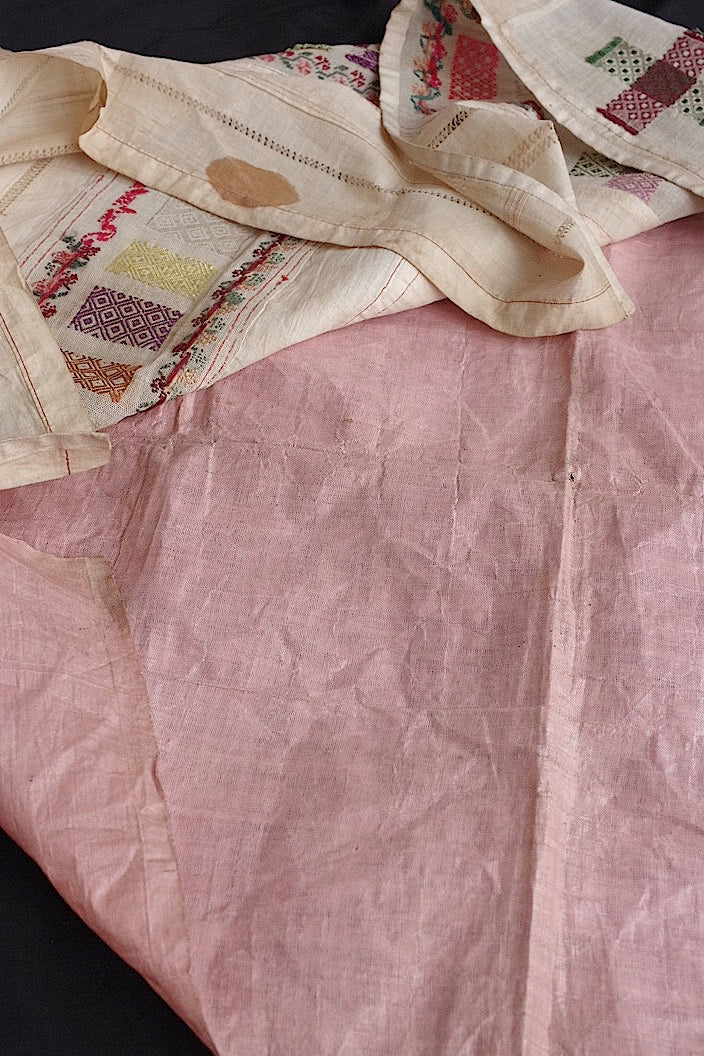dentelle antique アンティークレース ステッチ刺繍、リボンなどのlot
