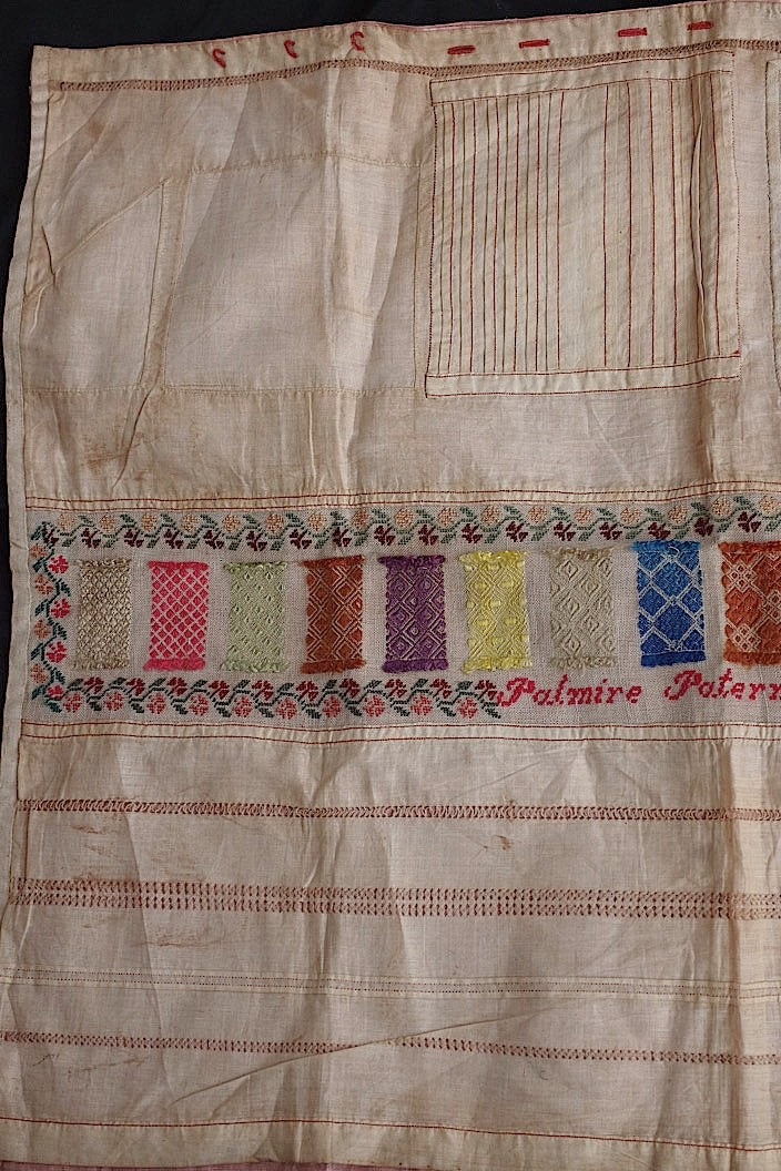dentelle antique アンティークレース ステッチ刺繍、リボンなどのlot