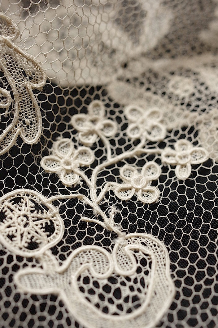 dentelle antique アンティークレース ブリュクセル 193cm