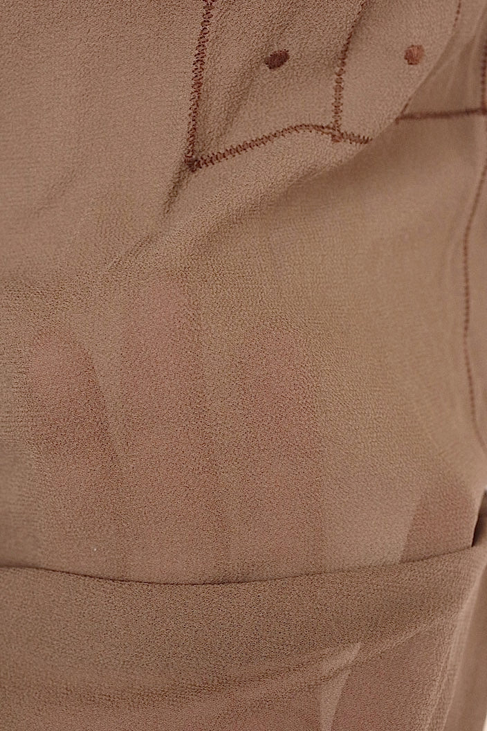 vêtement vintage vintage chiffon blouse