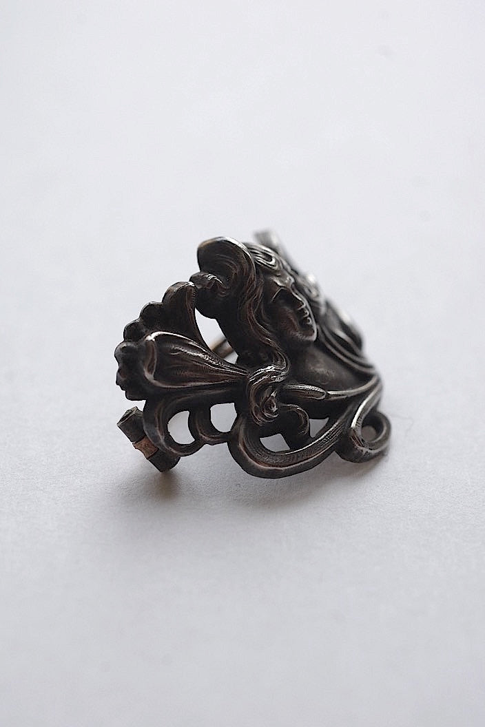 broche antique アンティークブローチ アールヌーボー クリップ型 .FR a l'epoque