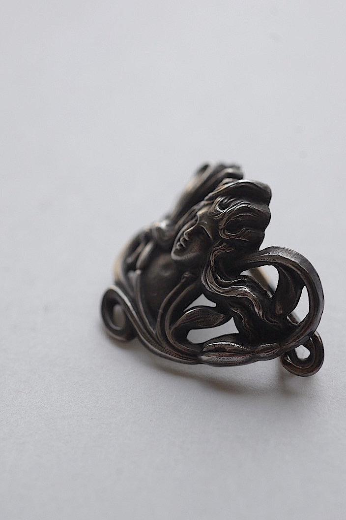 broche antique アンティークブローチ アールヌーボー クリップ型 .FR a l'epoque
