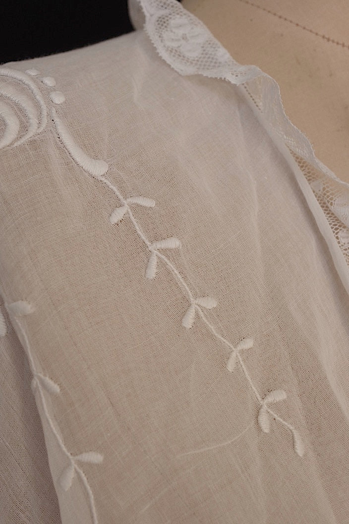 vêtement antique antique embroidery blouse haori
