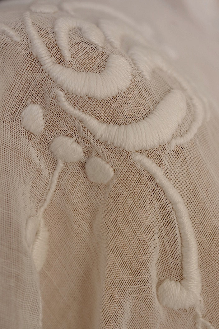 vêtement antique antique embroidery blouse haori