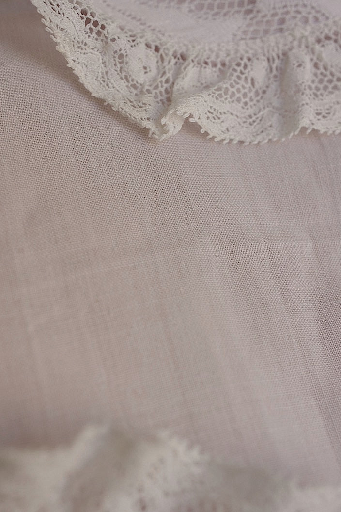 vêtement antique antique embroidered lace dress