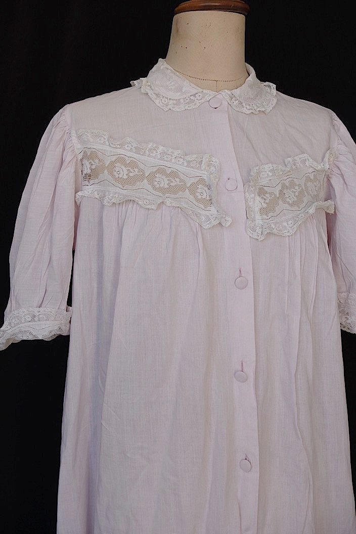 vêtement antique antique embroidered lace dress