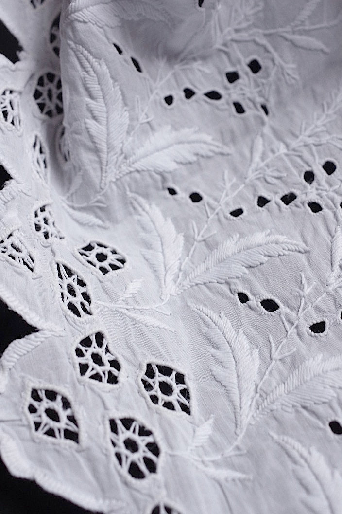 dentelle antique antique lace embroidery scallop 2 types