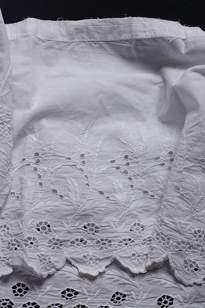dentelle antique antique lace embroidery scallop 2 types