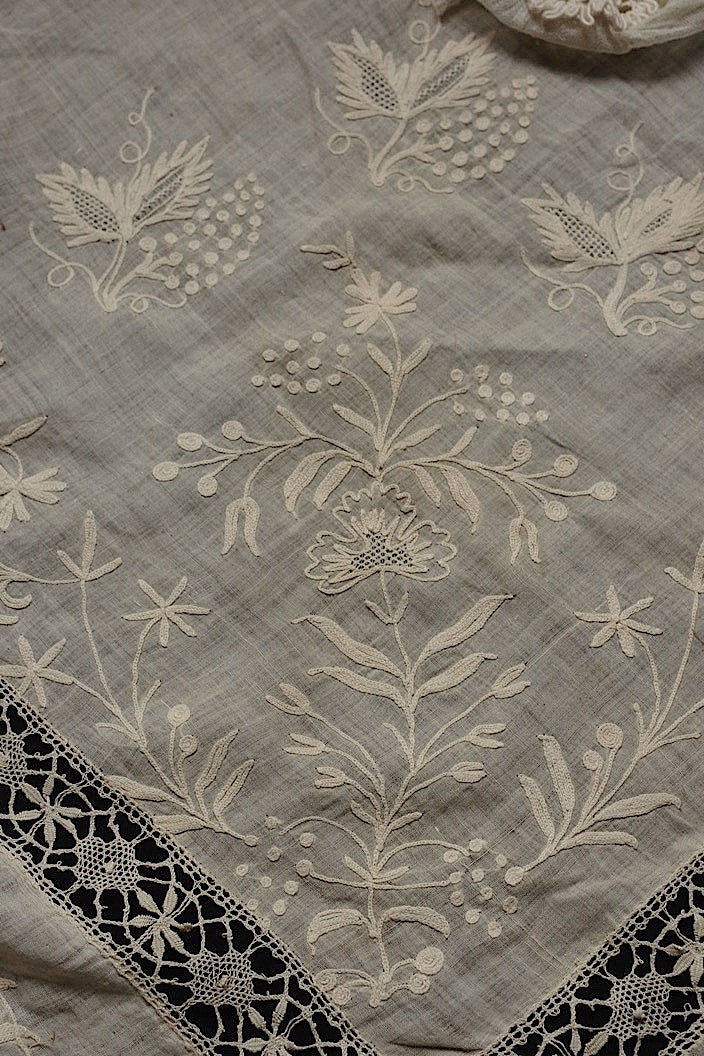 dentelle antique antique lace embroidery material lot2