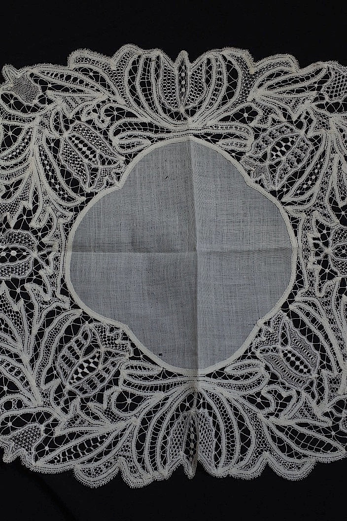 mouchoir antique 2 antique handkerchiefs