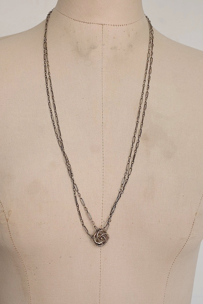 soutoir antique antique chain necklace