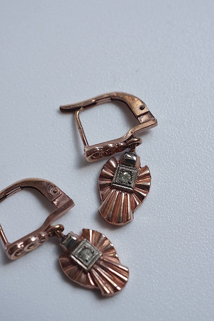 boucles d'oreilles antique アンティークピアス3