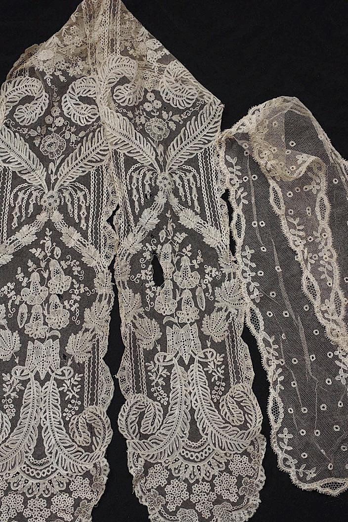 dentelle antique antique lace 2 types