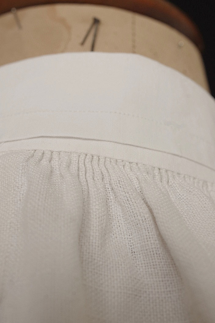 vêtement antique antique shirt linen grandpa shirt 2