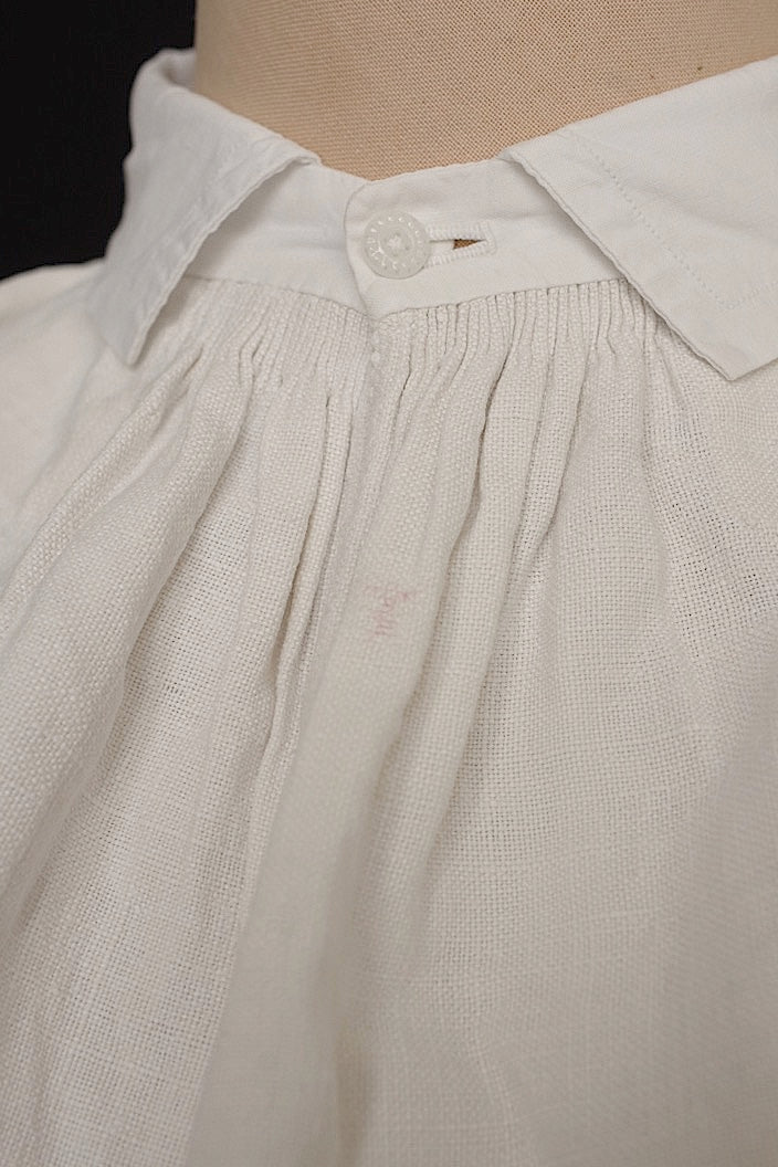 vêtement antique antique shirt linen grandpa shirt 2