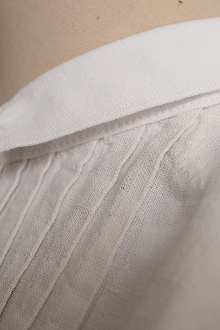 vêtement antique antique shirt linen grandpa shirt 3