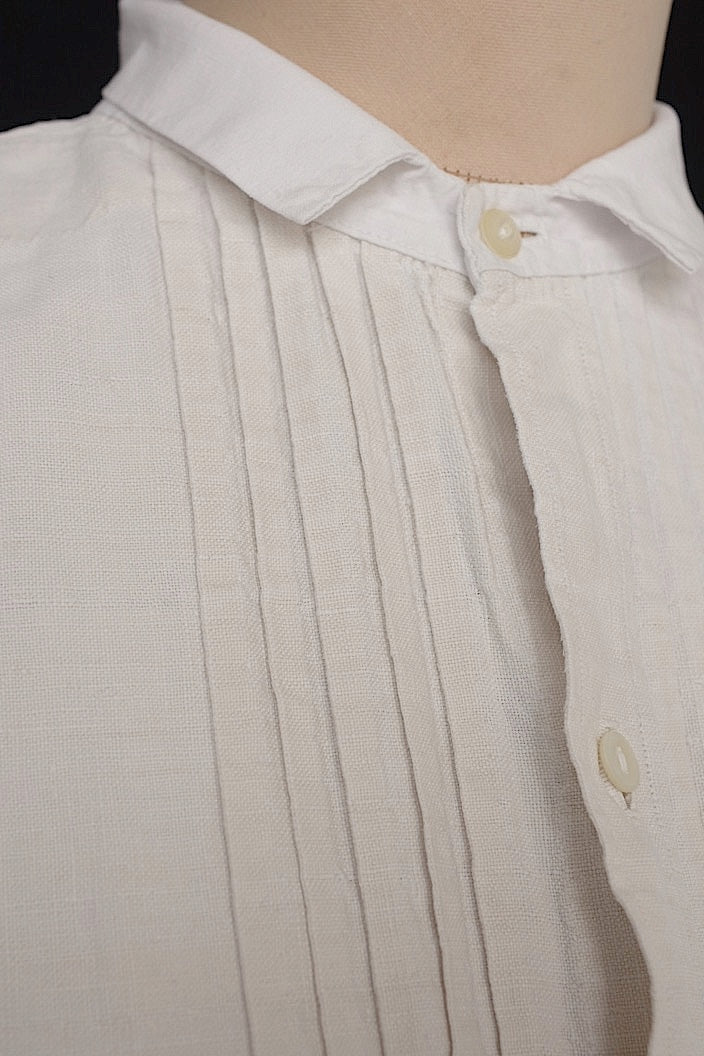 vêtement antique antique shirt linen grandpa shirt 3