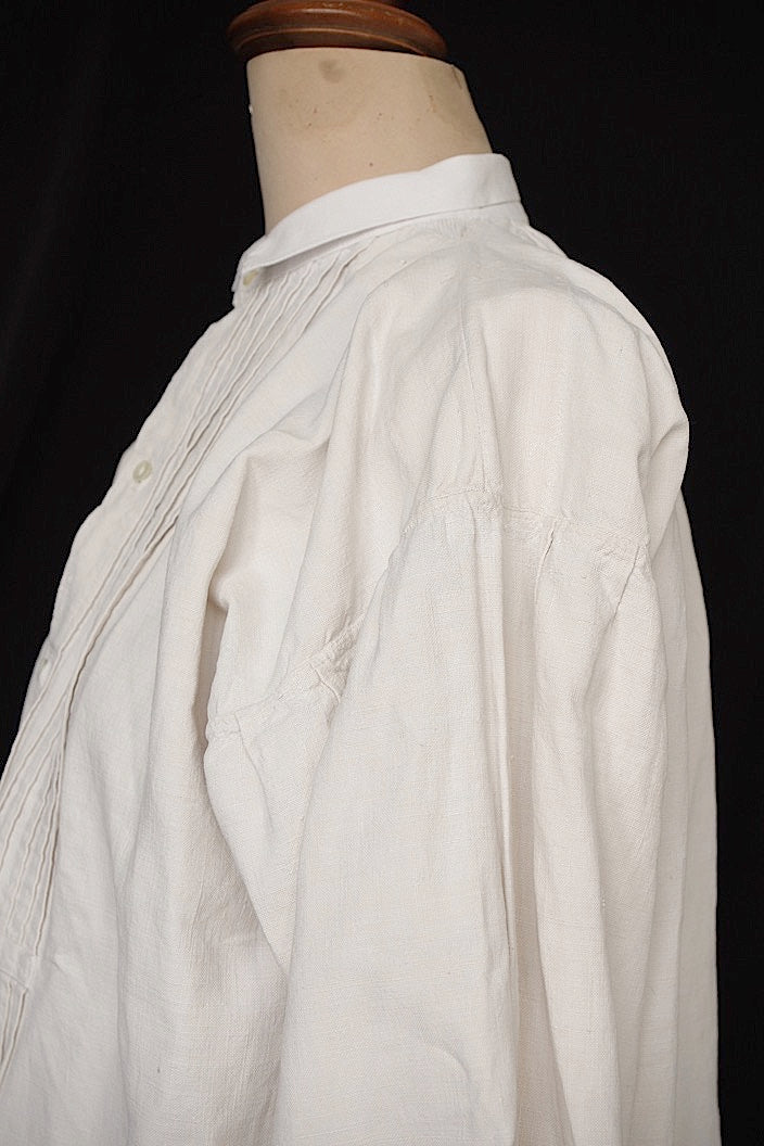 vêtement antique antique shirt linen grandpa shirt 3