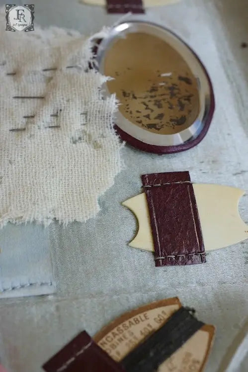 NECESSAIREE; OUVRAGE アンティーク 裁縫セット .FR a l'epoque