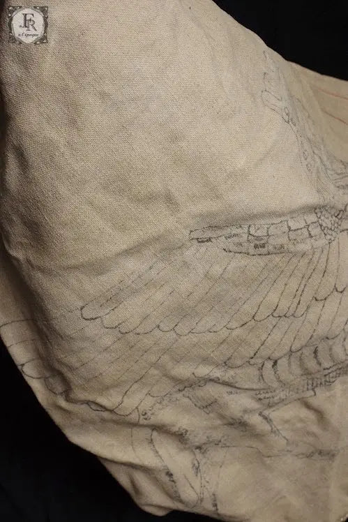 antique sac アンティークリネン袋 ラマス .FR A Ll'EPOQUE