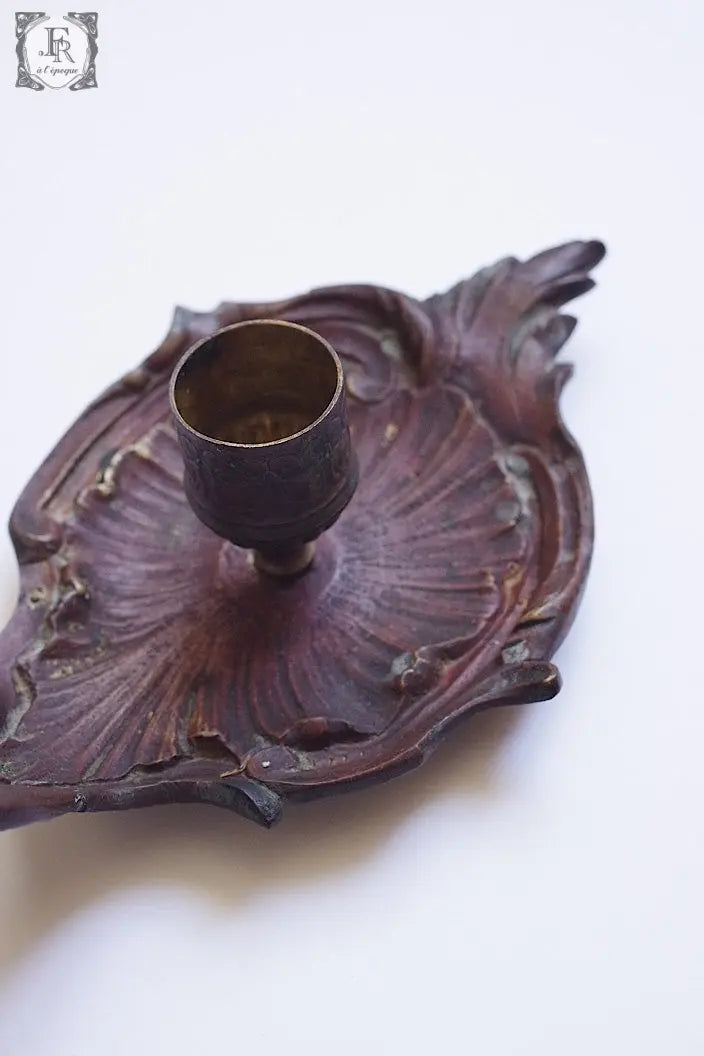 フランスアンティークろうそくたての販売