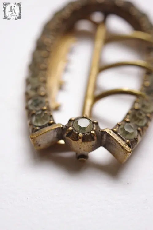 boucle アンティーク バックル ストラス 蹄鉄 .FR A Ll'EPOQUE