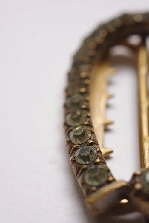 boucle アンティーク バックル ストラス 蹄鉄 .FR A Ll'EPOQUE