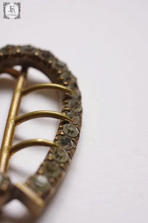 boucle アンティーク バックル ストラス 蹄鉄 .FR A Ll'EPOQUE