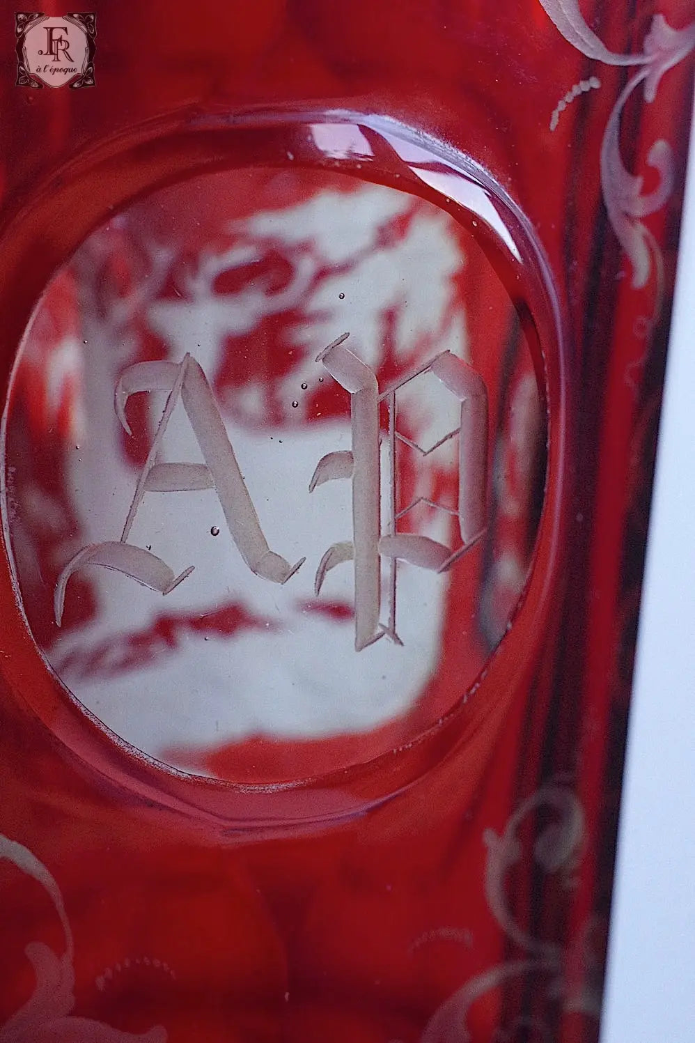 calice antique アンティーク ボヘミアングラス 教会 .FR A Ll'EPOQUE